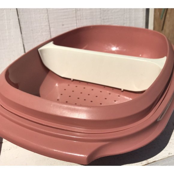 Tupperware Kitchen Vtg 8s Tupperware Microwave Food Steamer 6 Cup